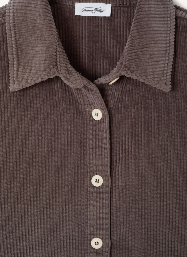 Chemise Padow Coton | Cendre