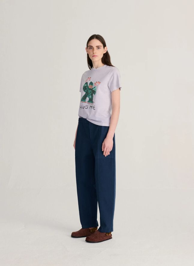 T-shirt Hug Me Coton Bio | Lavande