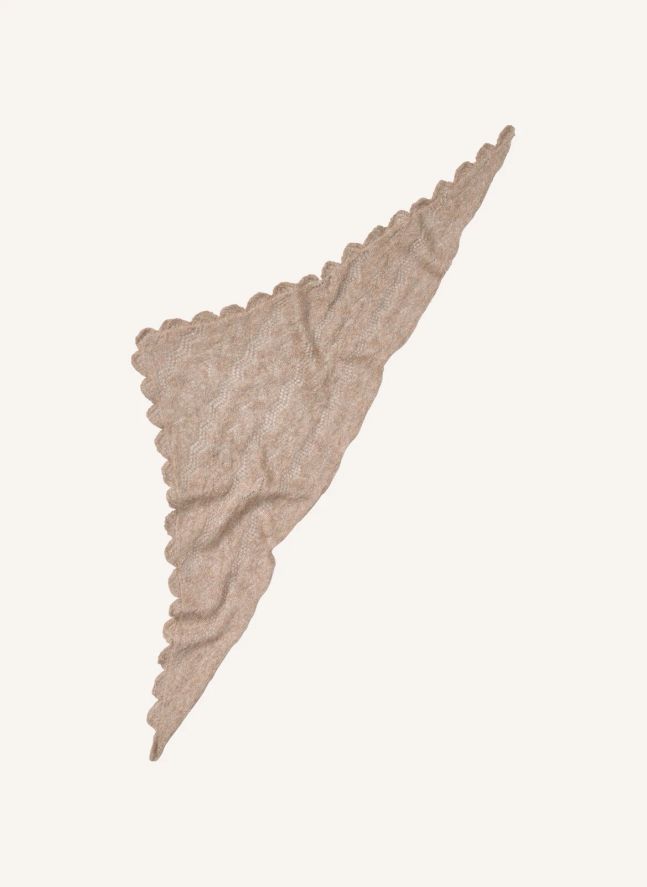 Foulard Triangle Opany Laine | Marron