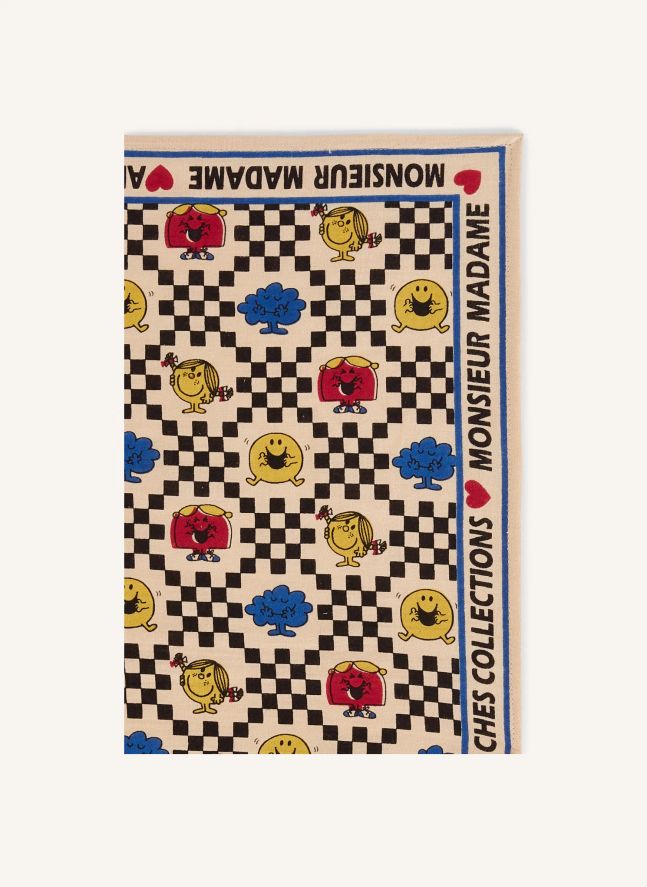 Petit Foulard Manika - Apaches x Monsieur Madame | Ecru