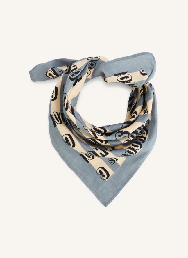 Petit Foulard Manika Cool School | Bleu ciel