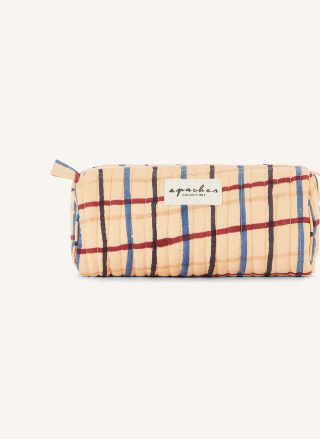 Trousse Opal Carreaux | Beige