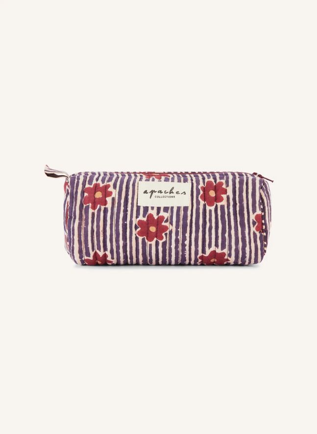 Trousse Opal Rayée | Bleu marine