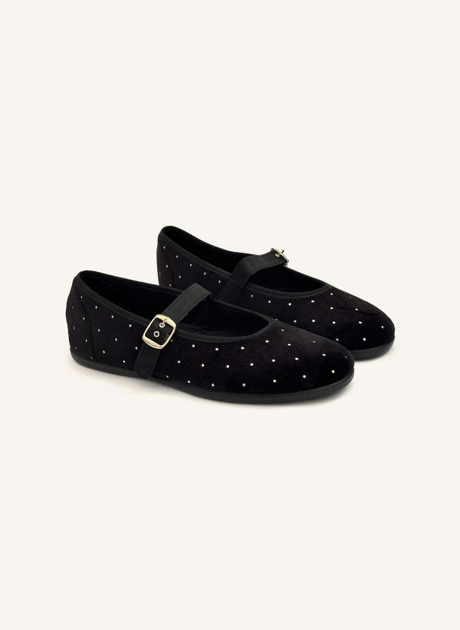Ballerines Palma Clous - Collection Femme | Noir