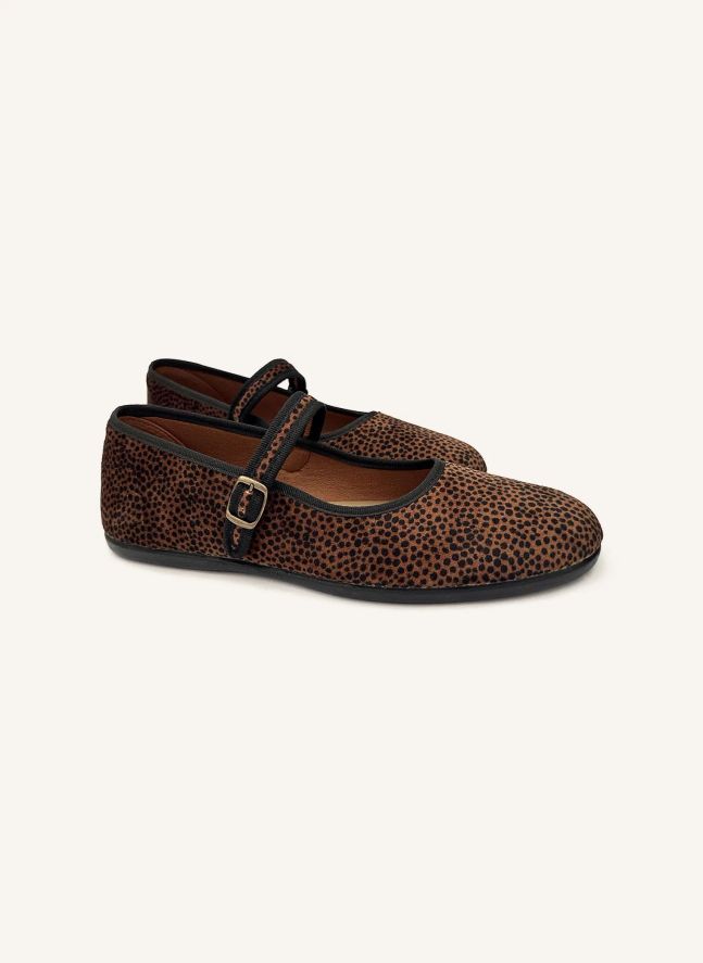Ballerines Iraty Velours | Camel