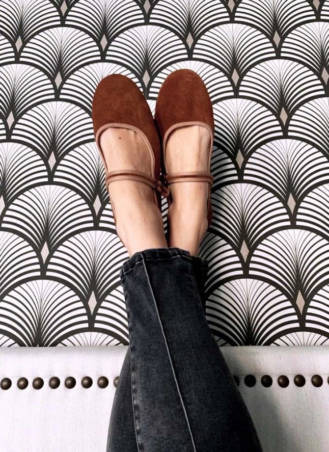 Ballerines Salamanca Cocoon Daim - Collection Femme | Camel