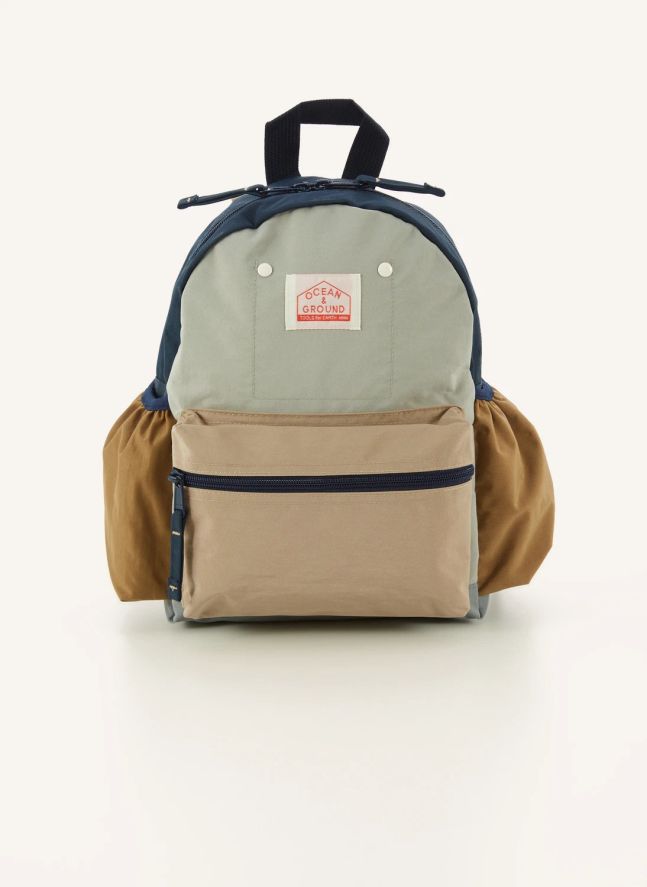 Sac à Dos Color Block Multi | Gris clair