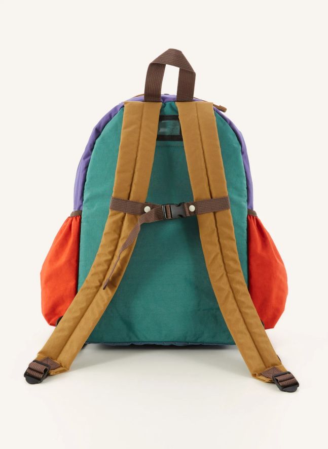Sac à Dos Color Block Multi | Vert émeraude