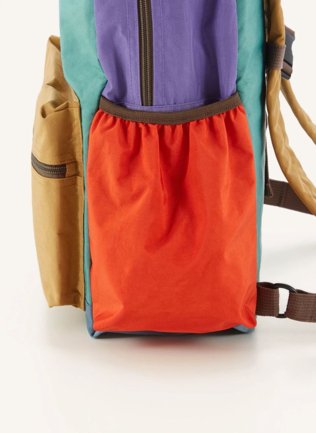 Sac à Dos Color Block Multi | Vert émeraude