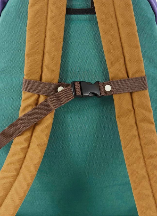 Sac à Dos Color Block Multi | Vert émeraude