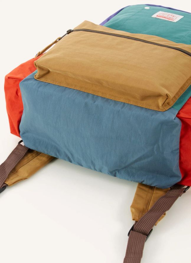 Sac à Dos Color Block Multi | Vert émeraude