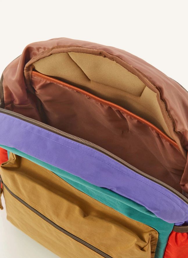 Sac à Dos Color Block Multi | Vert émeraude