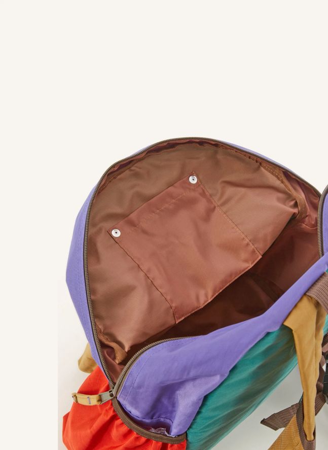 Sac à Dos Color Block Multi | Vert émeraude
