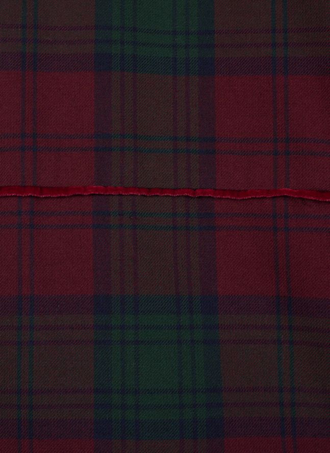 Pantalon Carreaux Romeo | Bordeaux