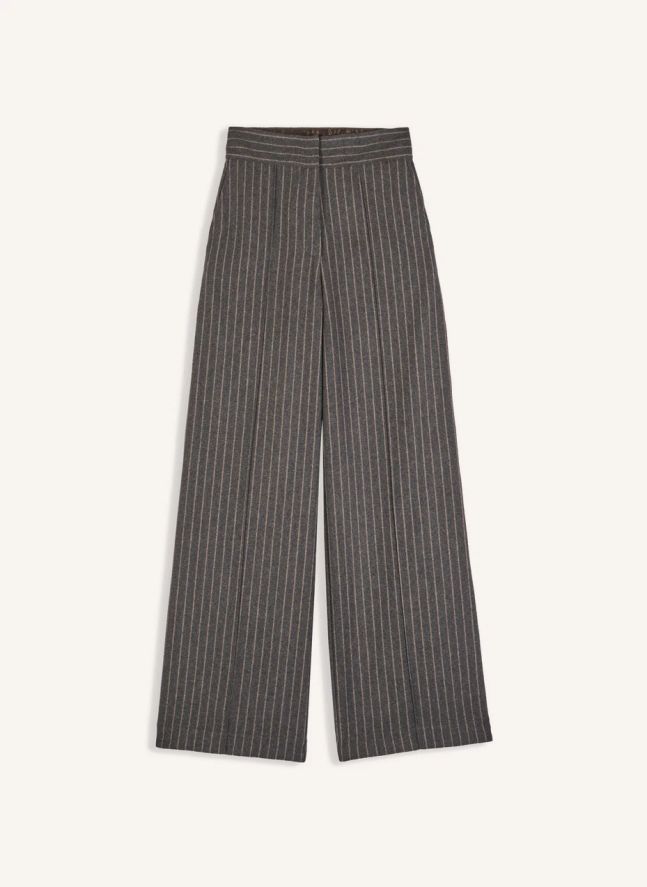 Pantalon Rayures Will Laine | Gris