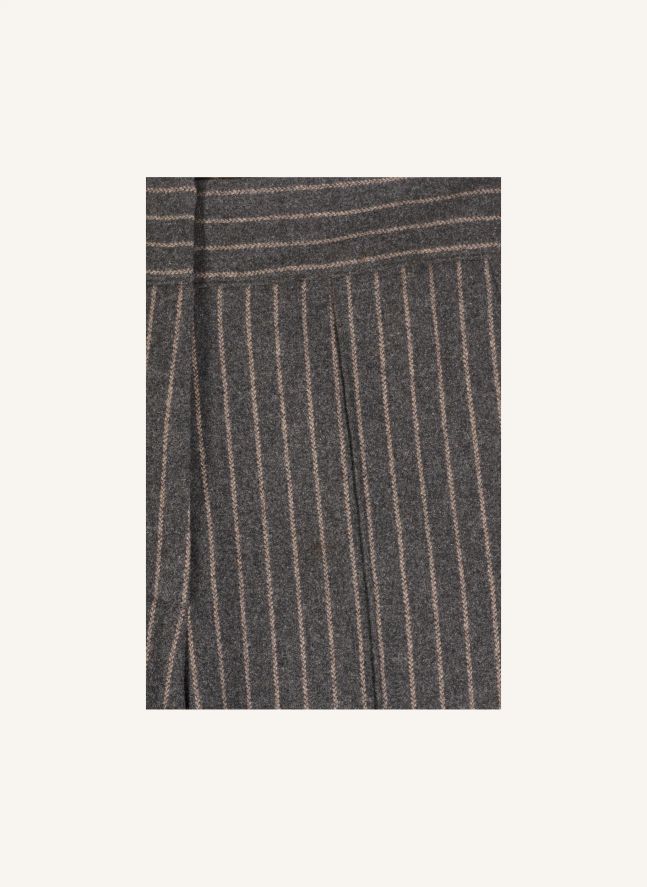 Pantalon Rayures Will Laine | Gris