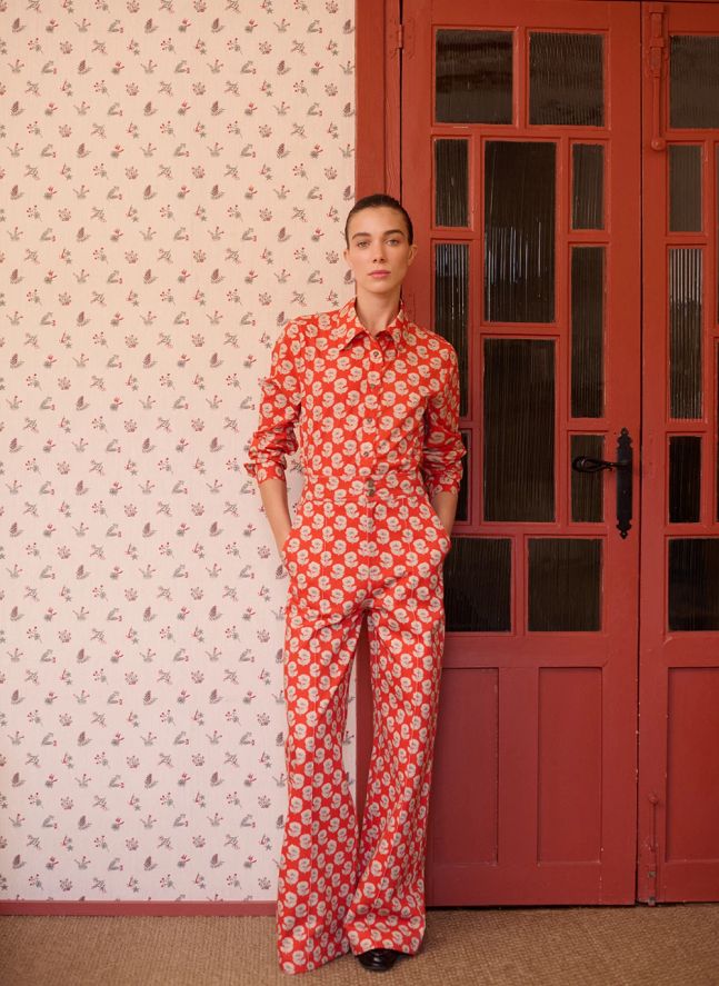 Chemise Alana Popeline | Rouge