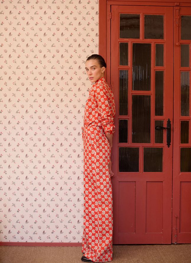 Chemise Alana Popeline | Rouge