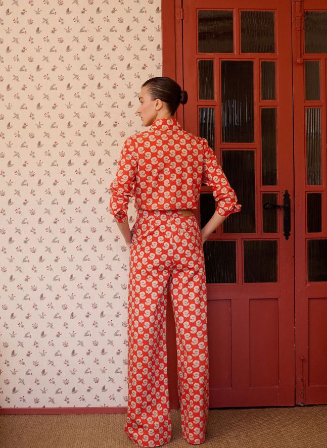 Chemise Alana Popeline | Rouge
