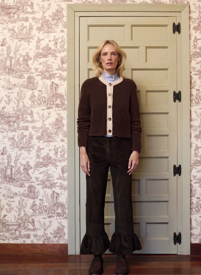 Pantalon Percy Coton | Marron