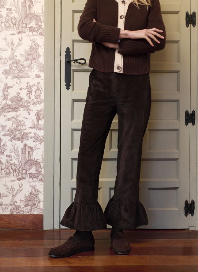 Pantalon Percy Coton | Marron