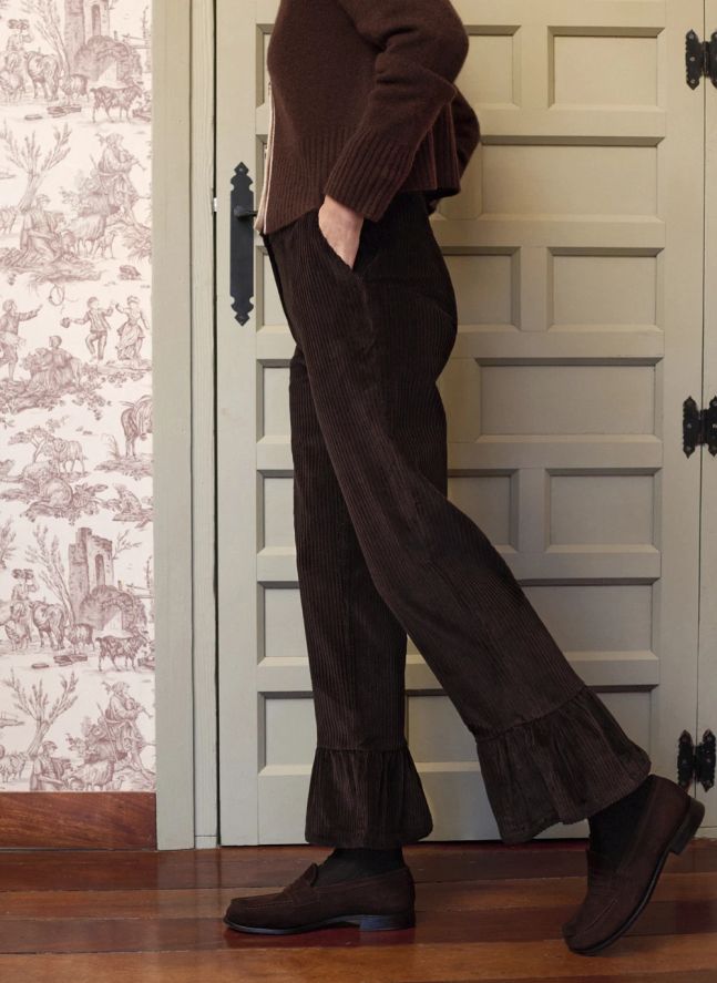 Pantalon Percy Coton | Marron