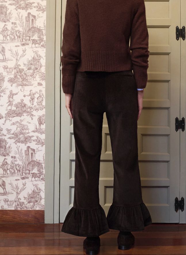 Pantalon Percy Coton | Marron
