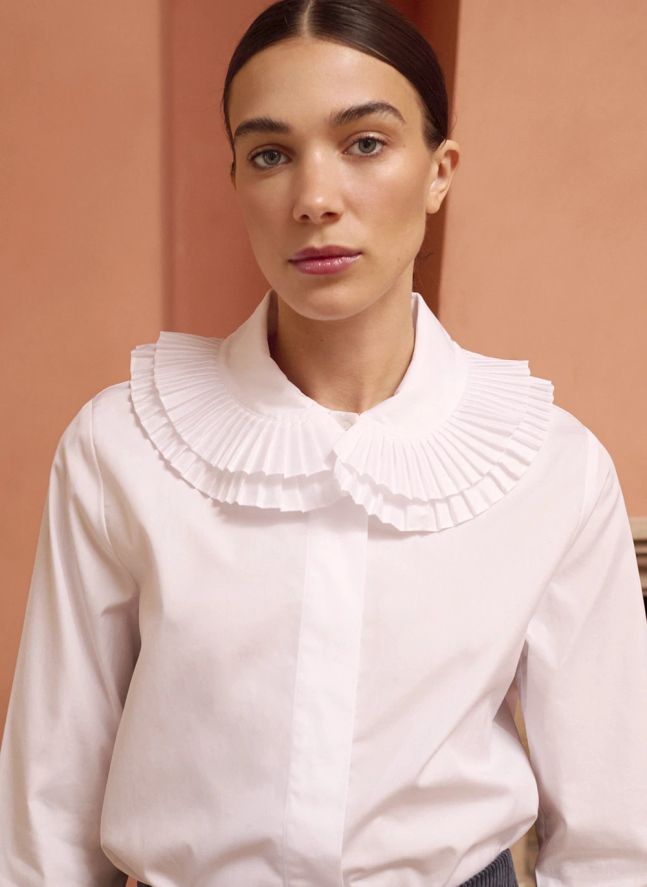 Blouse Belleville Coton | Blanc