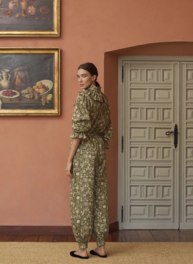 Blouse Barbara Coton | Olive