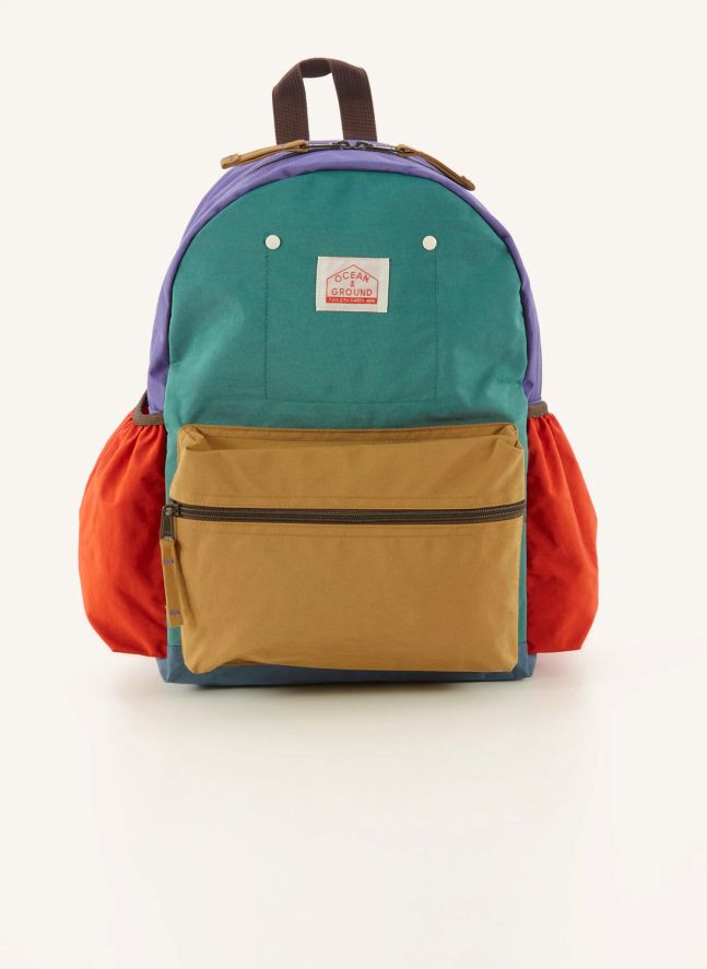 Sac à Dos Color Block Multi | Vert émeraude