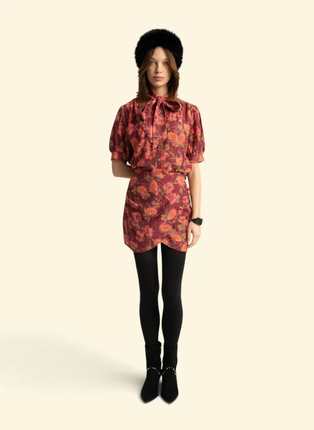 Blouse à Noeud | Bordeaux