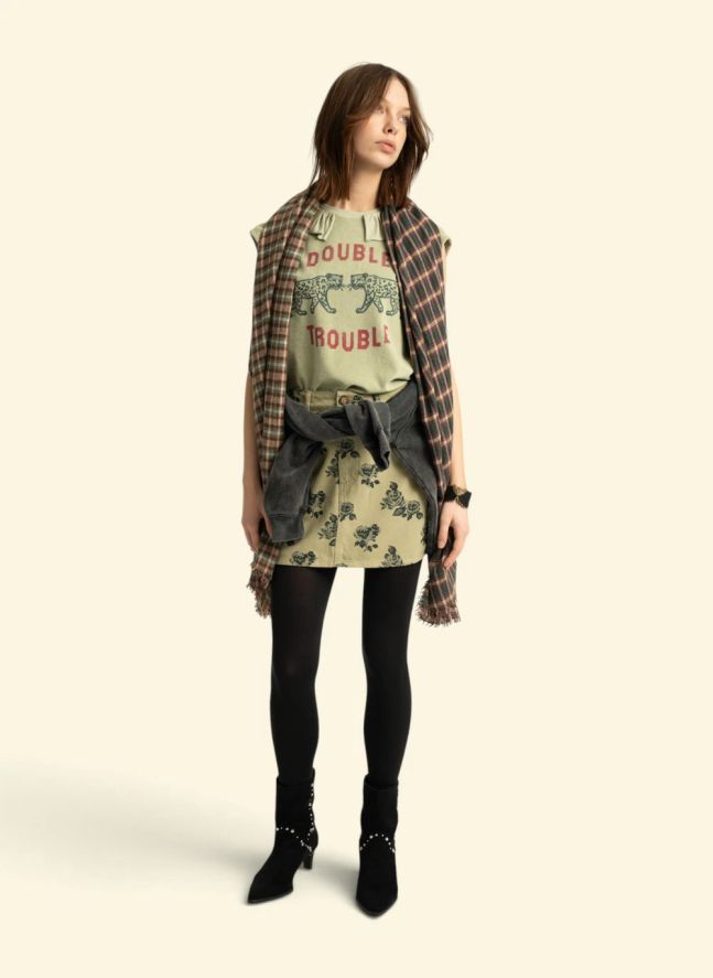 T-shirt Coton Bio | Vert pâle