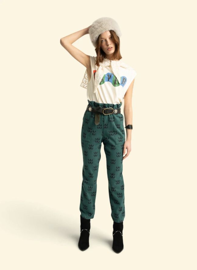T-shirt Sophie Coton Flamé | Ecru
