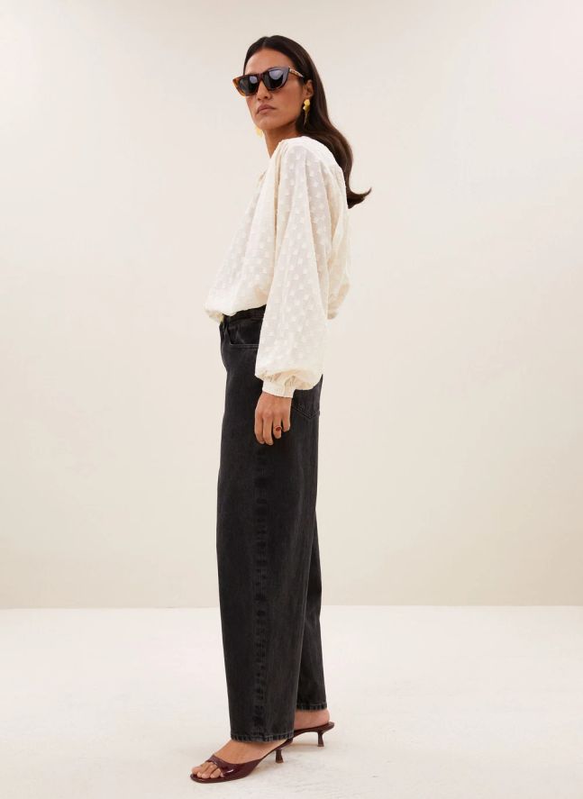 Blouse Nyka Weave Coton Bio | Ecru