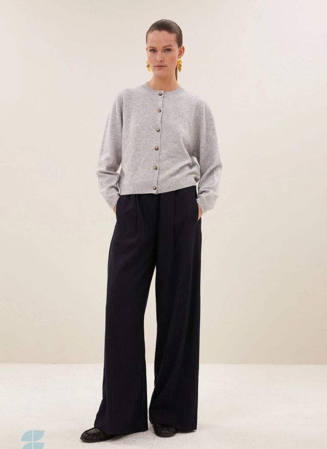Pantalon Rayures Benji | Vert sapin