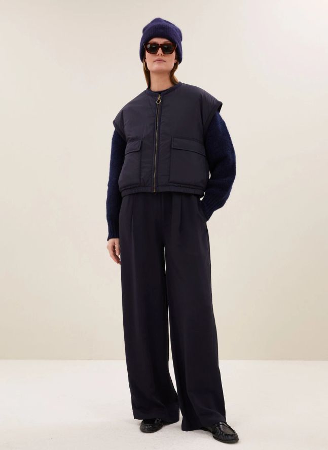 Veste Sans Manches Gio | Bleu marine