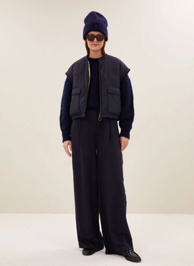 Veste Sans Manches Gio | Bleu marine