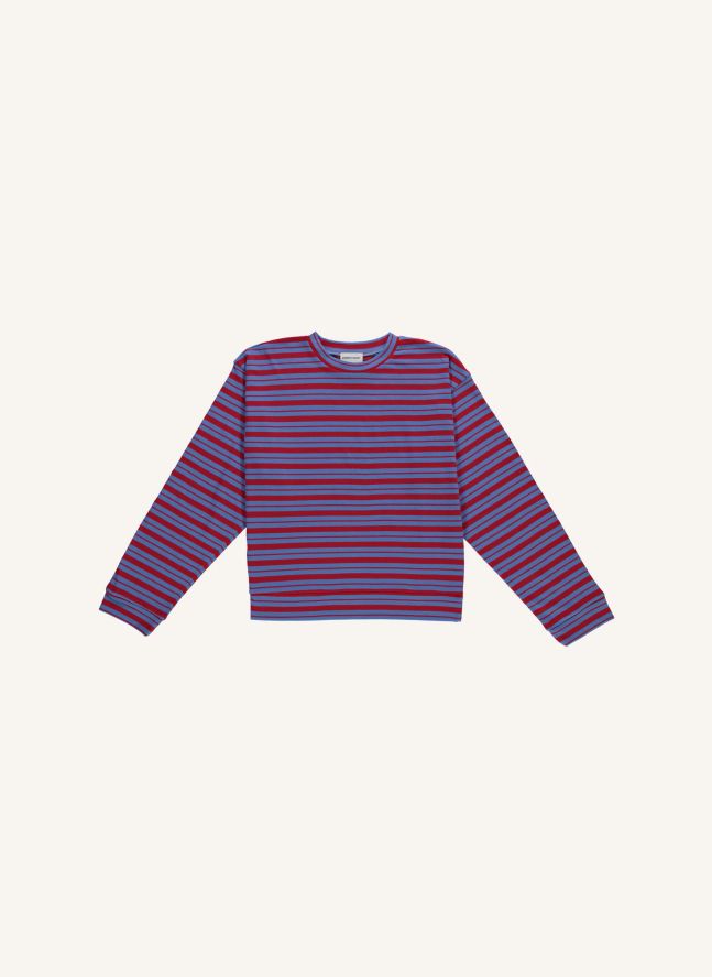 T-shirt Rayures Oolong Jersey | Bleu