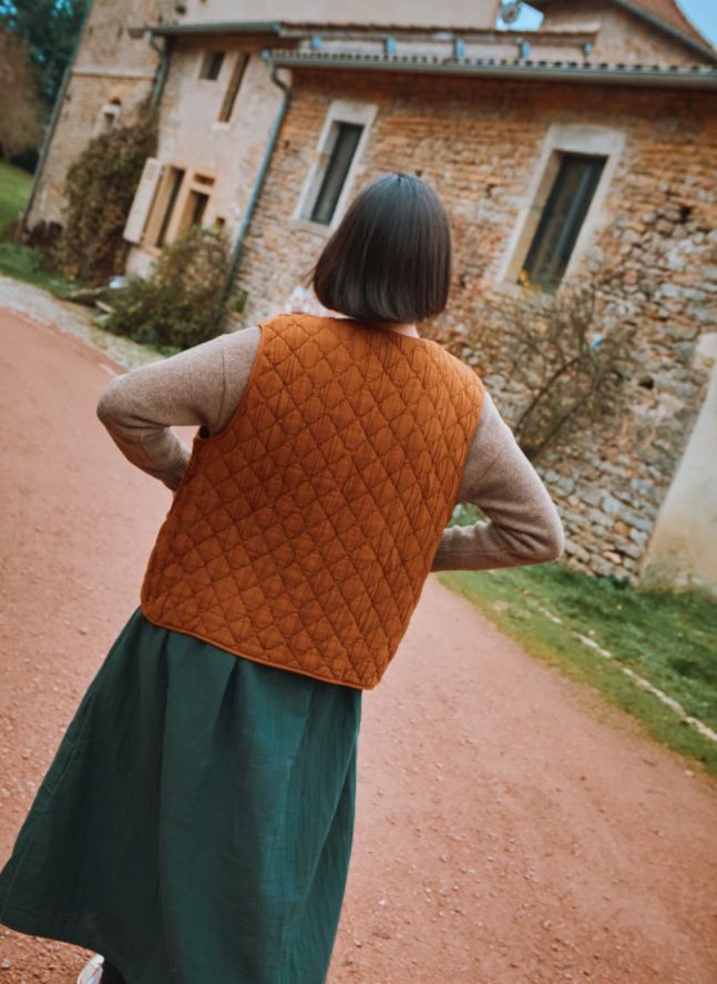 Veste Cercis Coton Bio | Marron