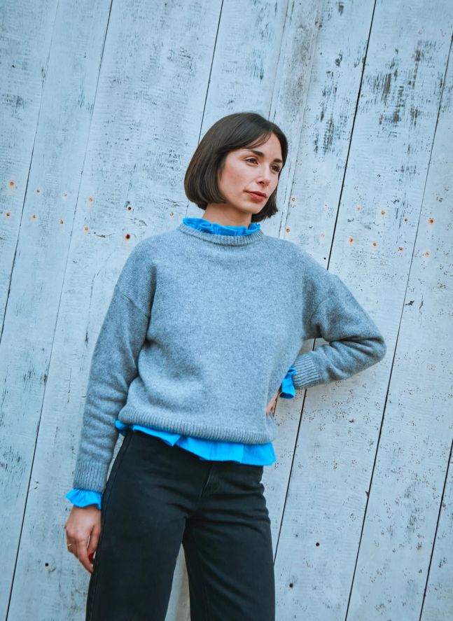 Pull Azalée Laine | Bleu