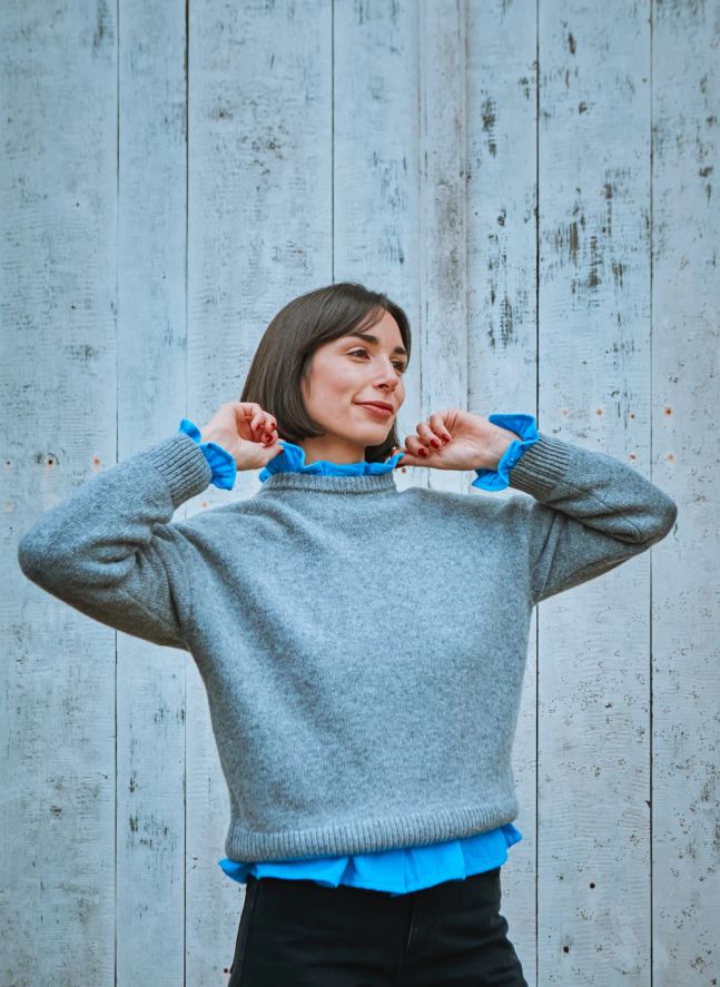 Pull Azalée Laine | Bleu