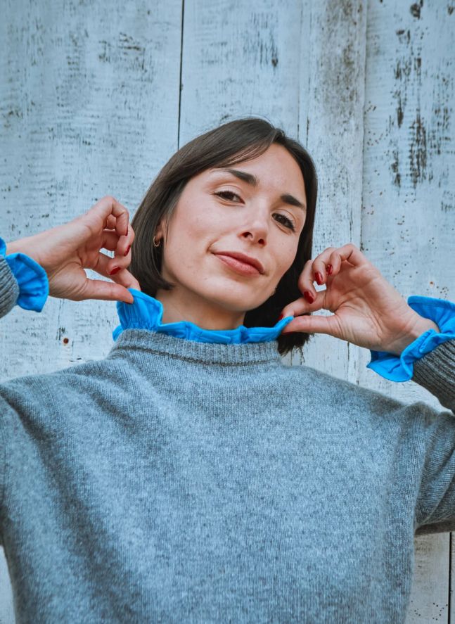 Pull Azalée Laine | Bleu