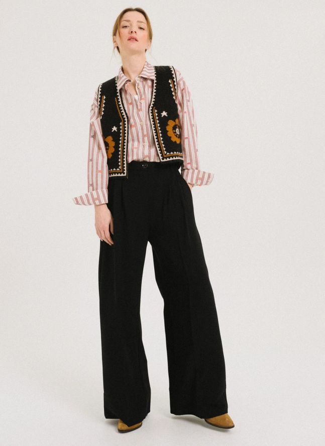 Pantalon Fluide Uptown | Noir