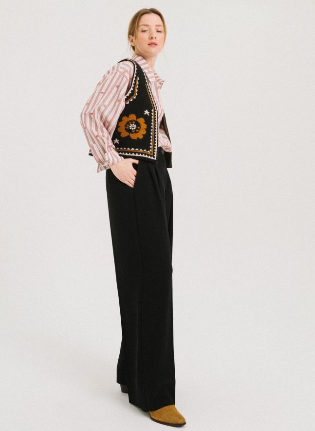 Pantalon Fluide Uptown | Noir