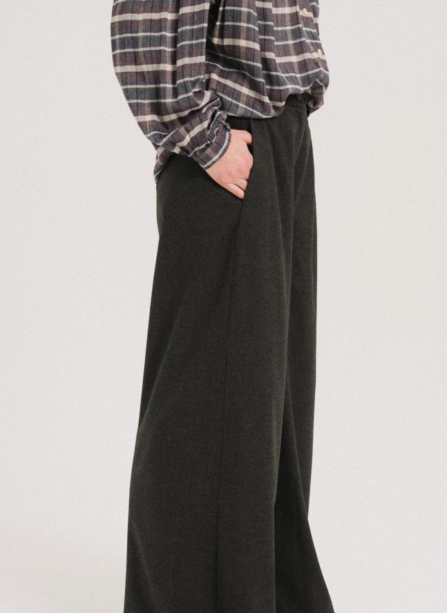 Pantalon Ample Ejaz | Gris anthracite