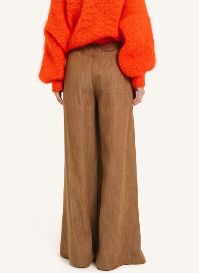 Pantalon Fluide Devrig | Ocre