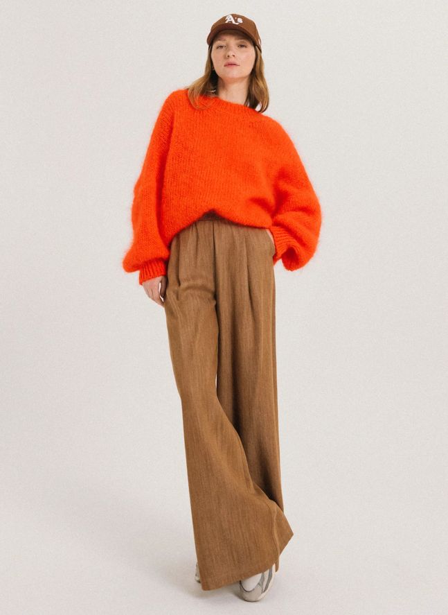 Pantalon Fluide Devrig | Ocre