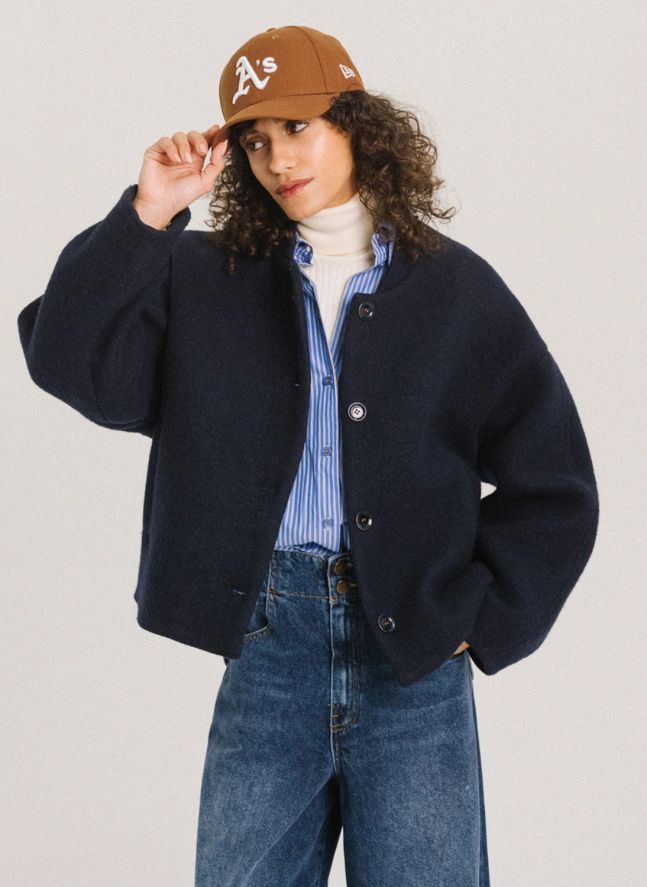 Veste Destiny Coton | Bleu marine