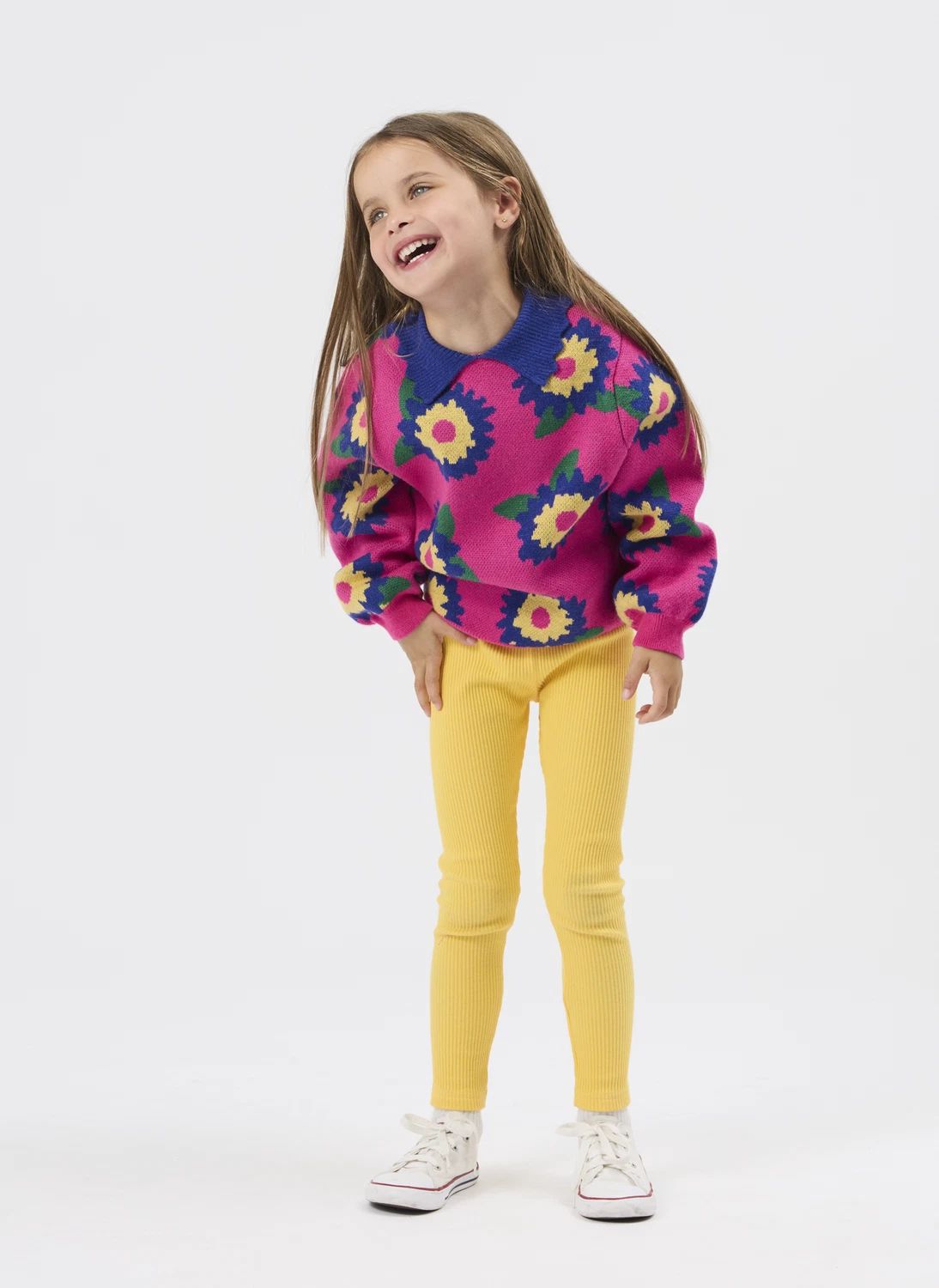 Legging Côtelé | Jaune- Image produit n°1