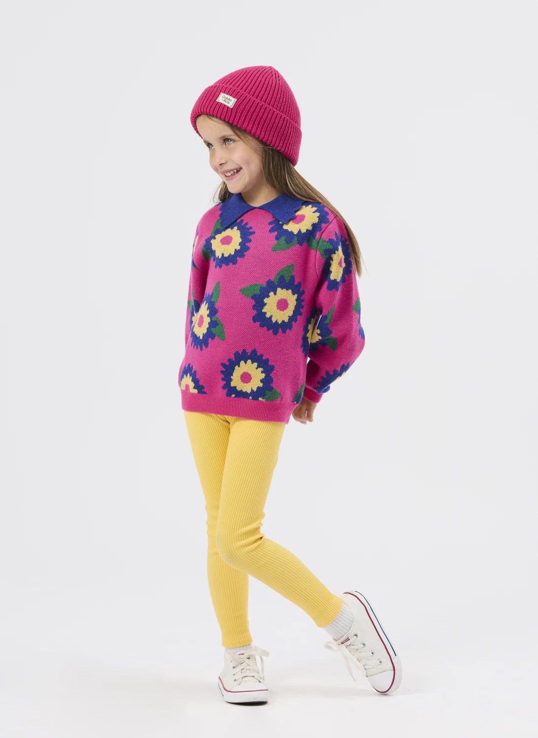 Legging Côtelé | Jaune- Image produit n°2